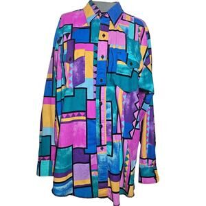 Wrangler Cotton Vintage Western Button Down Size XL
